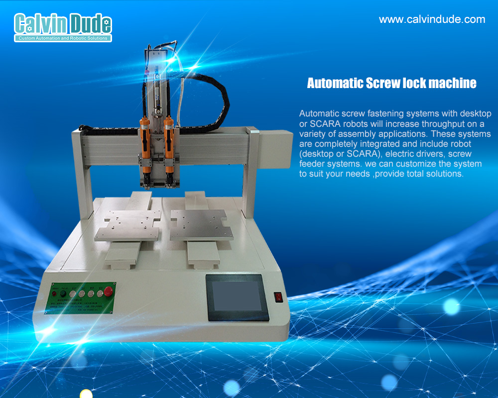 Máquina automática de destornillador de alimentación y sistema para procesos específicos